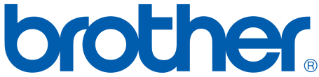 Logo der Firma Brother in blauer Schrift auf weißem Hintergrund.